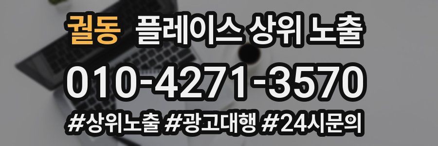 궐동 플레이스 상위 노출