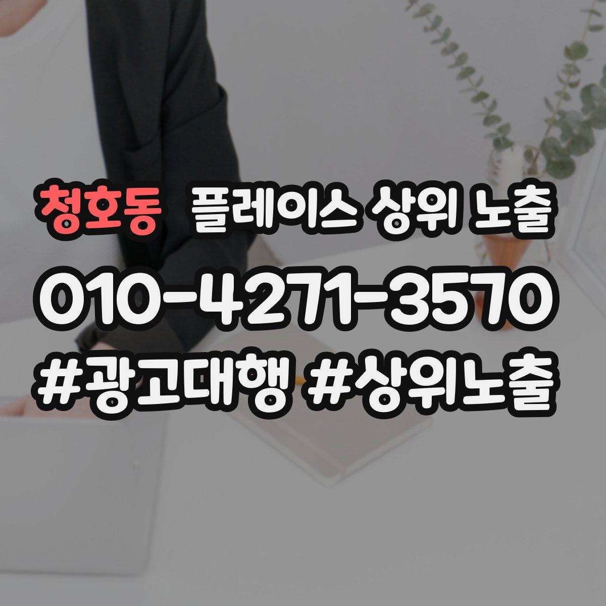 청호동 플레이스 상위 노출