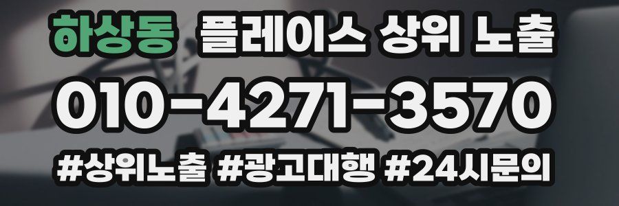 하상동 플레이스 상위 노출