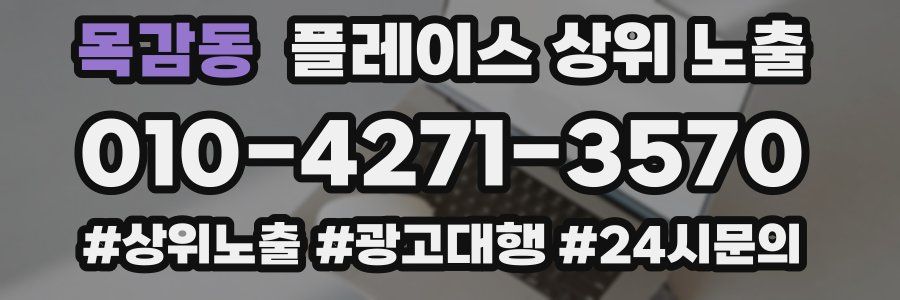 목감동 플레이스 상위 노출