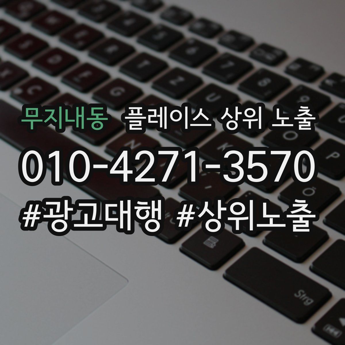무지내동 플레이스 상위 노출
