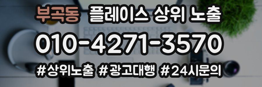 부곡동 플레이스 상위 노출
