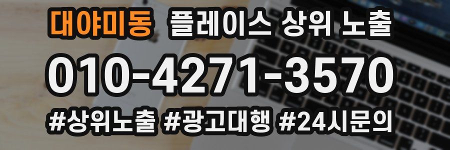 대야미동 플레이스 상위 노출