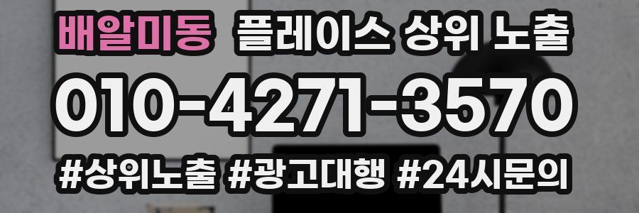 배알미동 플레이스 상위 노출