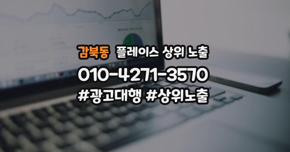 감북동 플레이스 상위 노출