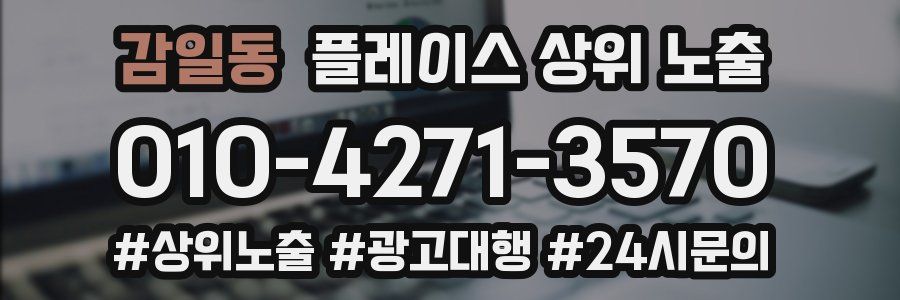 감일동 플레이스 상위 노출