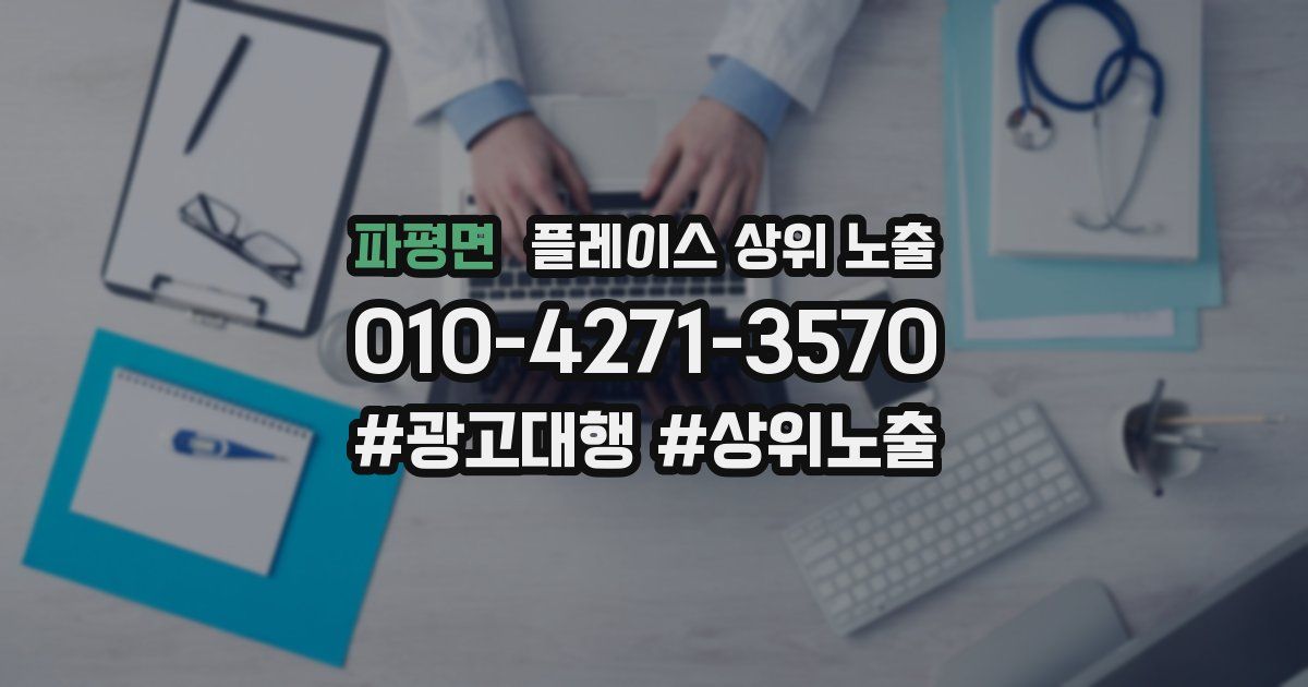파평면 플레이스 상위 노출
