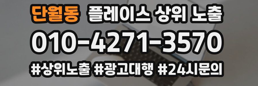 단월동 플레이스 상위 노출