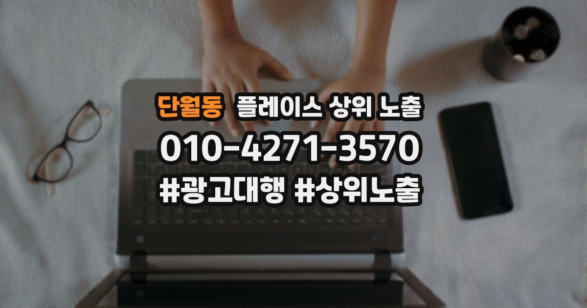 단월동 플레이스 상위 노출