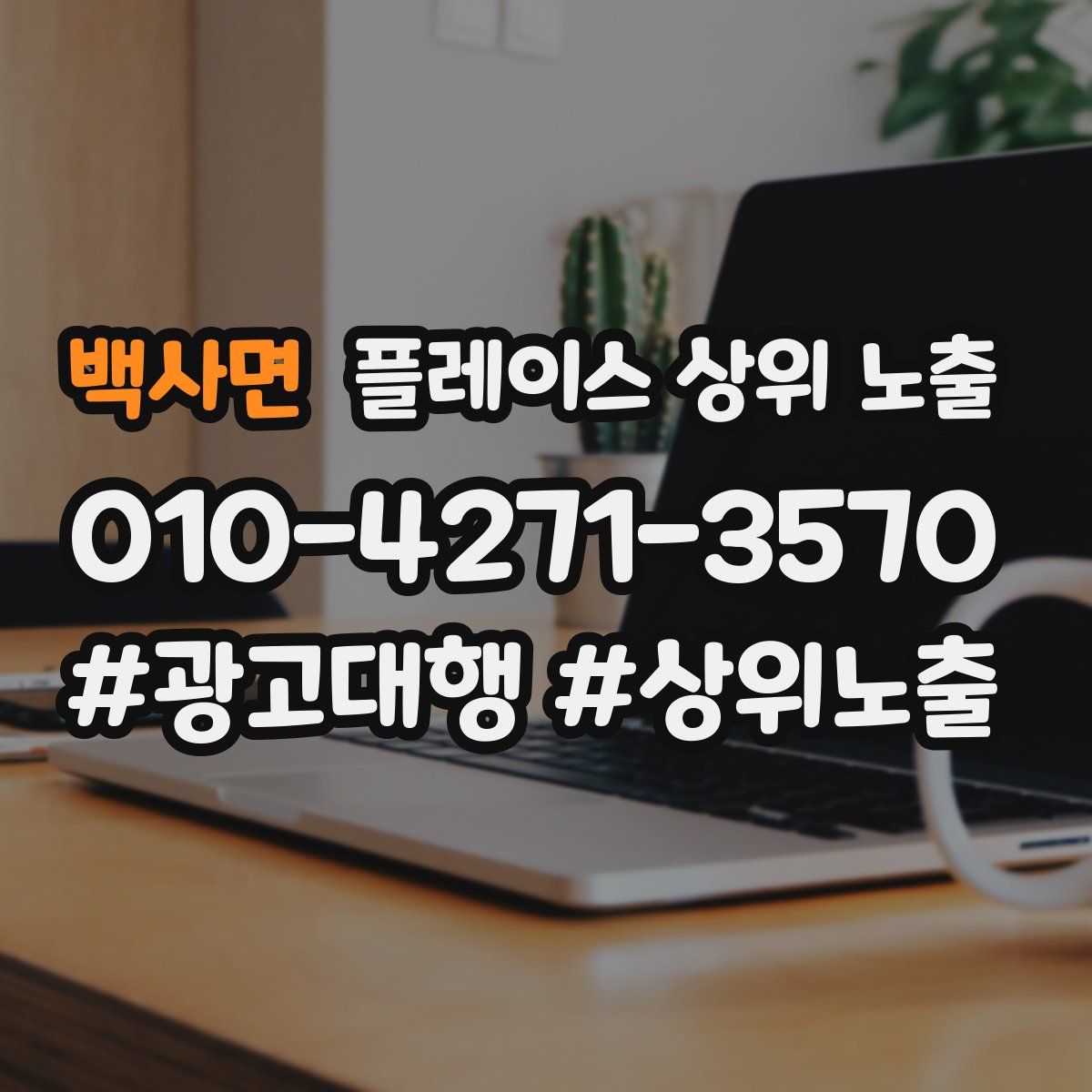 백사면 플레이스 상위 노출