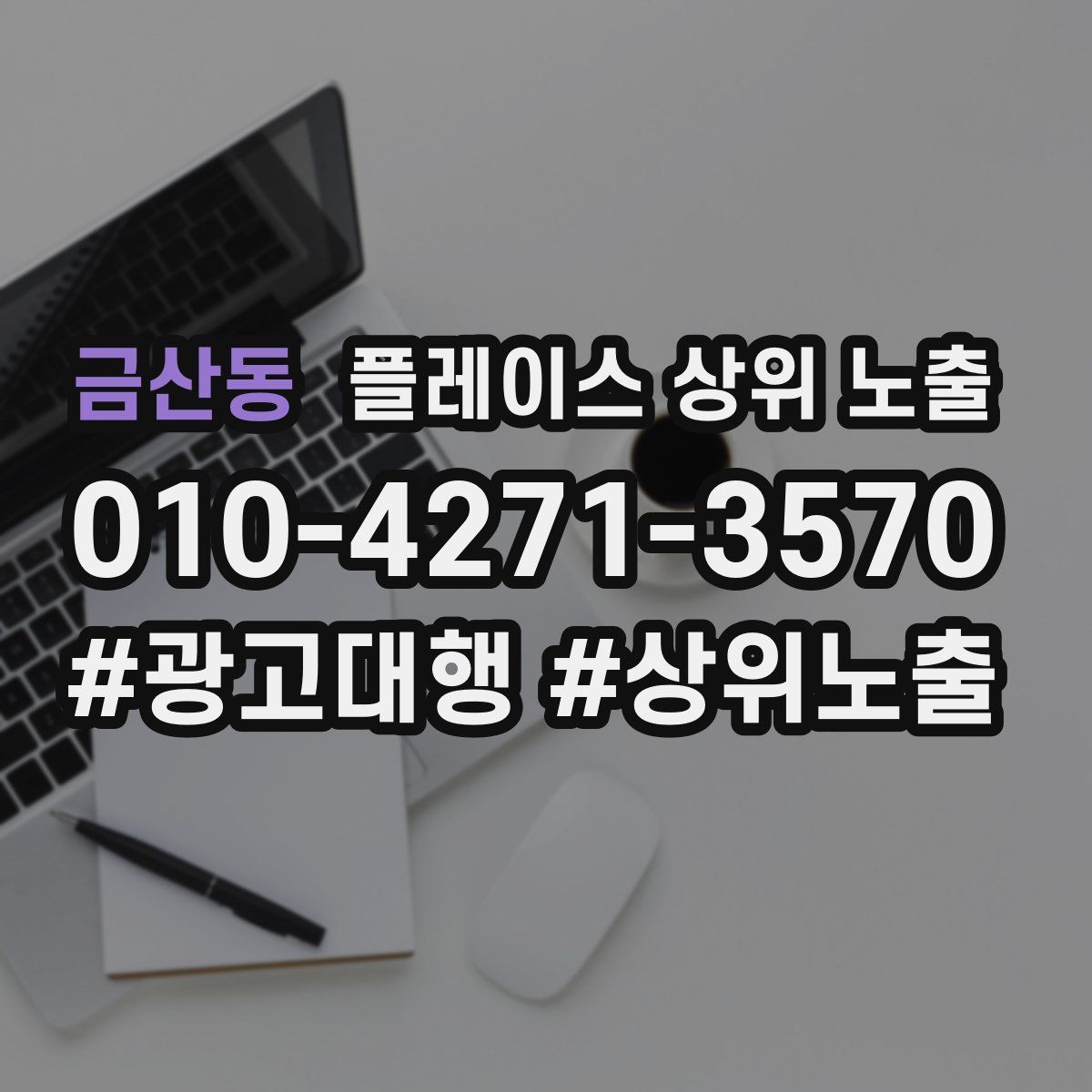 금산동 플레이스 상위 노출