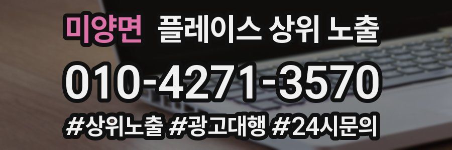 미양면 플레이스 상위 노출