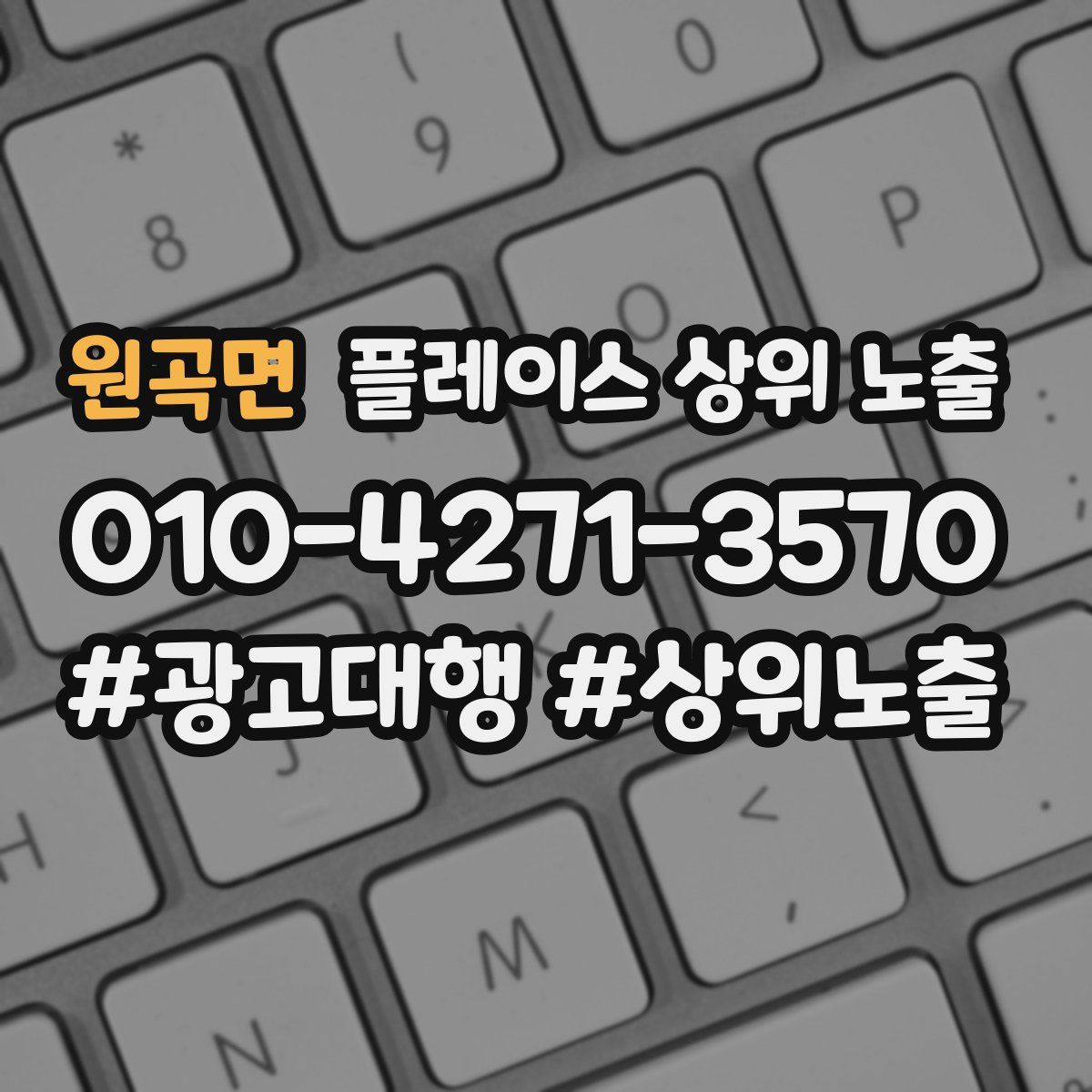 원곡면 플레이스 상위 노출