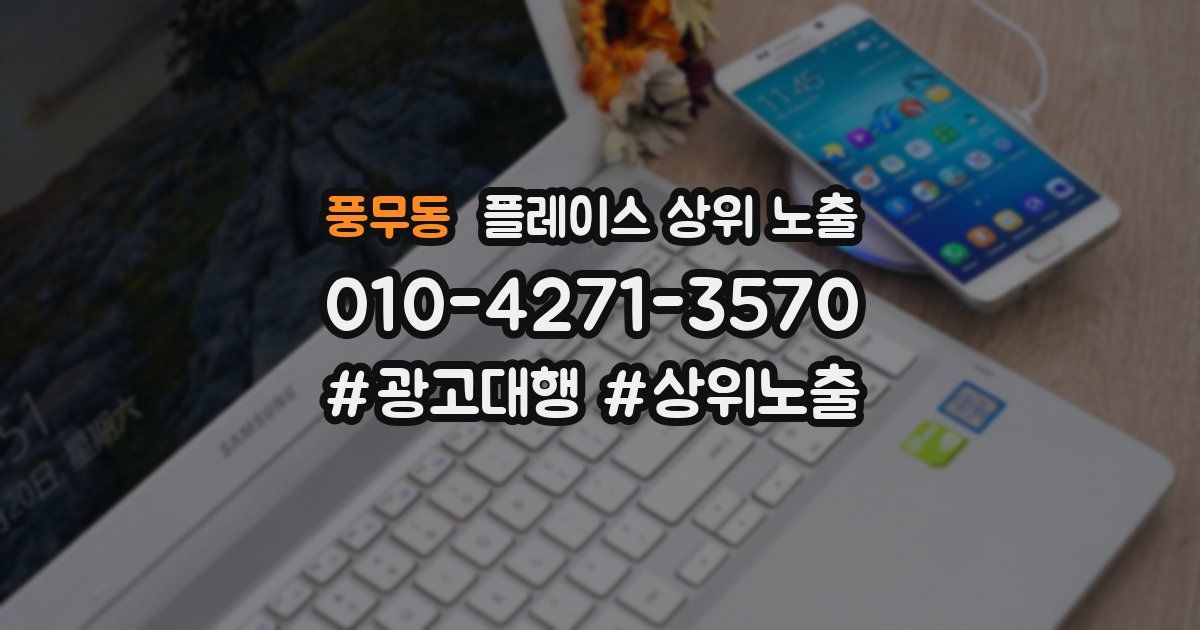 풍무동 플레이스 상위 노출