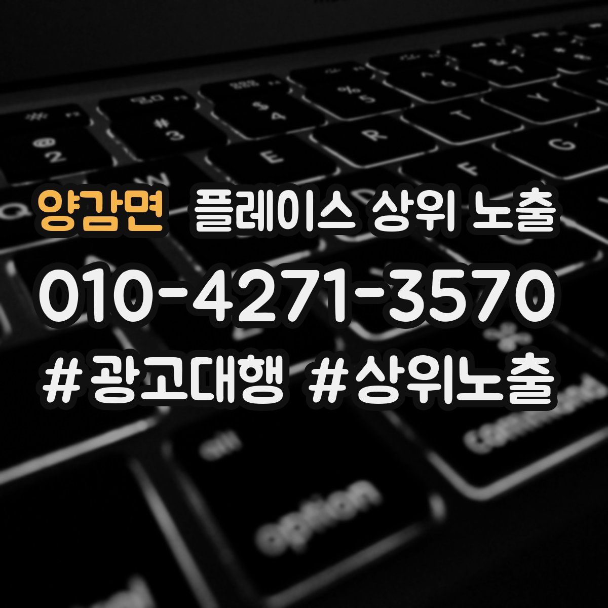 양감면 플레이스 상위 노출