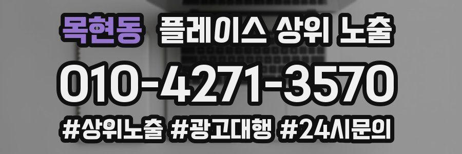 목현동 플레이스 상위 노출