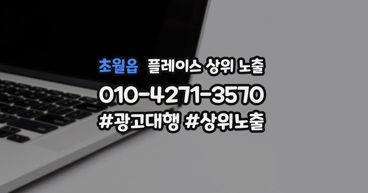초월읍 플레이스 상위 노출