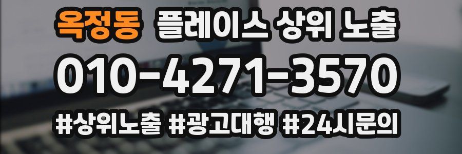 옥정동 플레이스 상위 노출