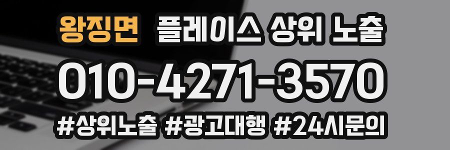 왕징면 플레이스 상위 노출