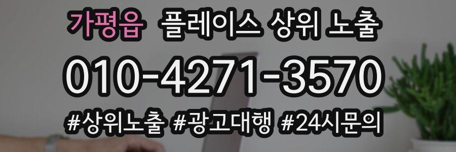 가평읍 플레이스 상위 노출