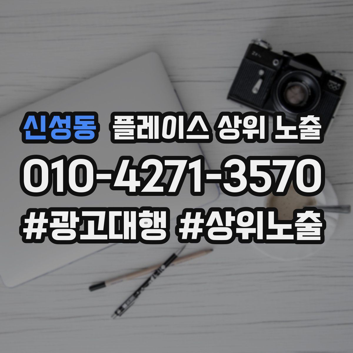 신성동 플레이스 상위 노출