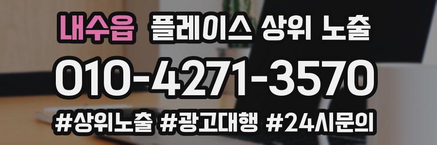 내수읍 플레이스 상위 노출