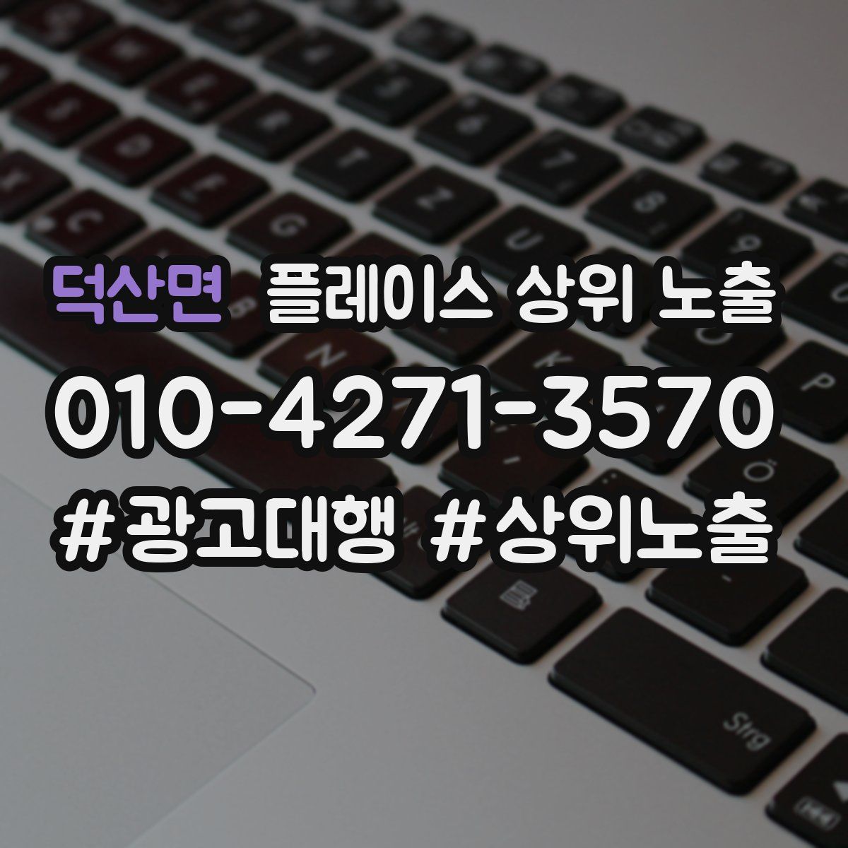 덕산면 플레이스 상위 노출
