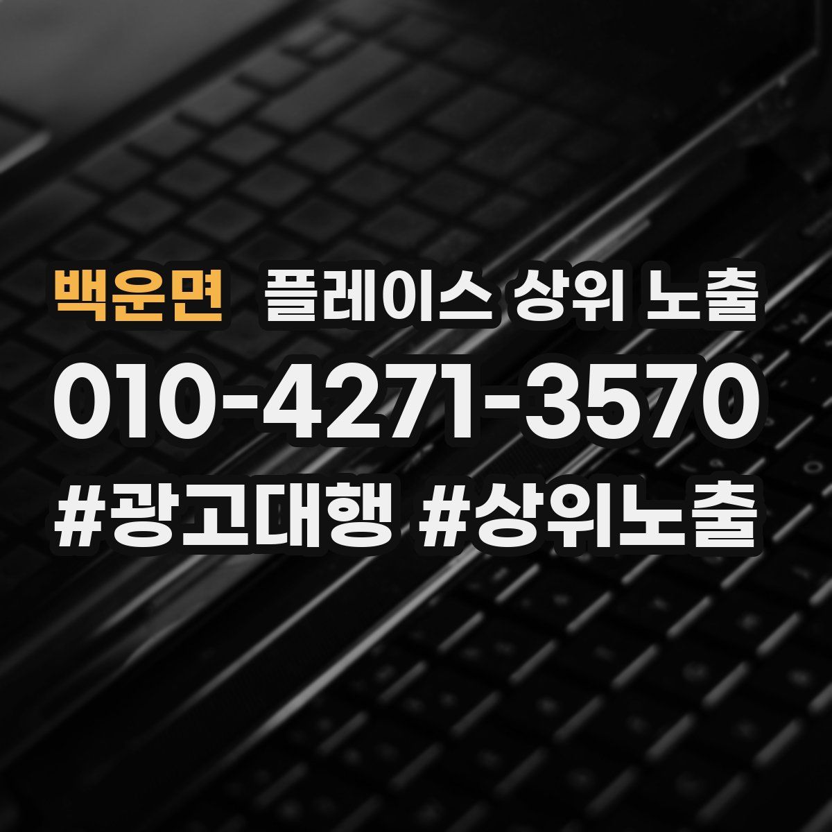백운면 플레이스 상위 노출