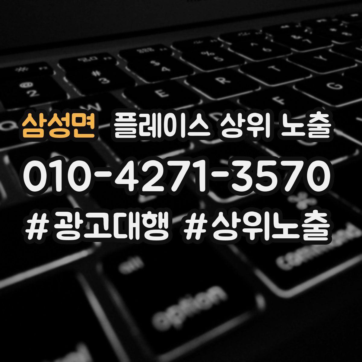 삼성면 플레이스 상위 노출