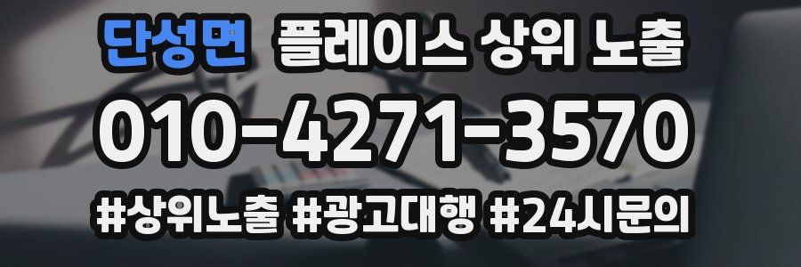 단성면 플레이스 상위 노출