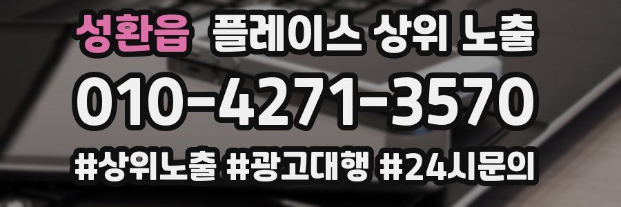 성환읍 플레이스 상위 노출