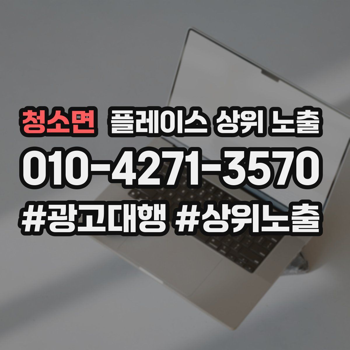 청소면 플레이스 상위 노출