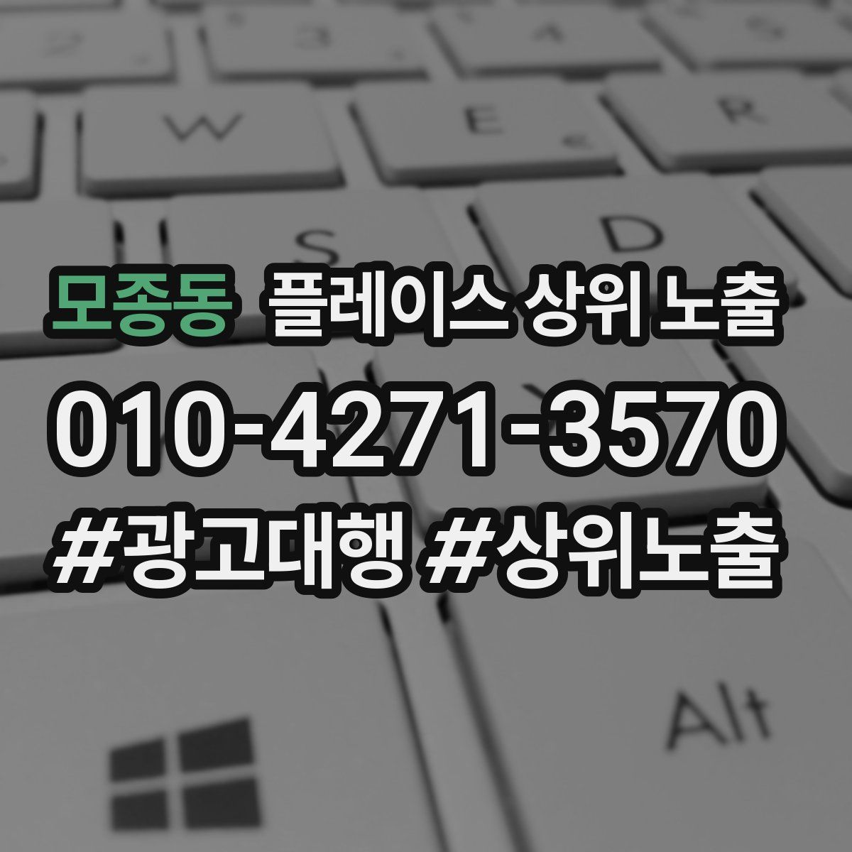 모종동 플레이스 상위 노출