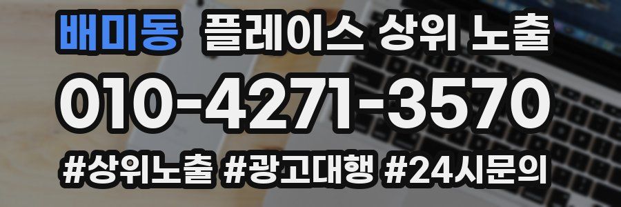 배미동 플레이스 상위 노출