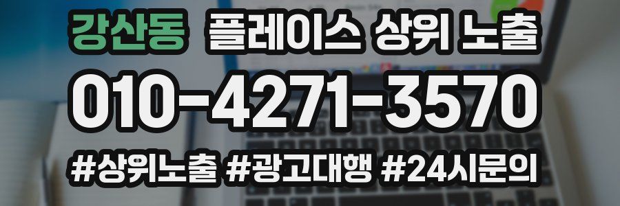 강산동 플레이스 상위 노출