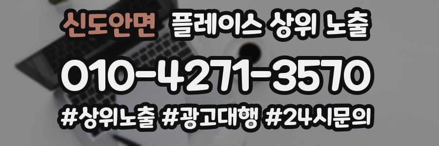 신도안면 플레이스 상위 노출