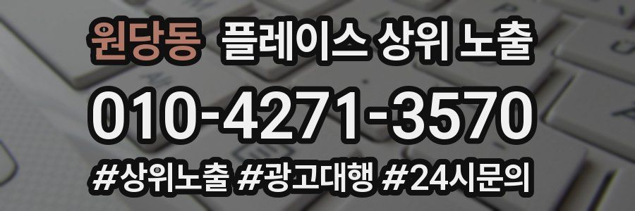 원당동 플레이스 상위 노출