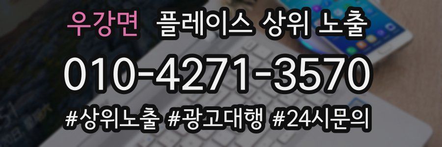 우강면 플레이스 상위 노출