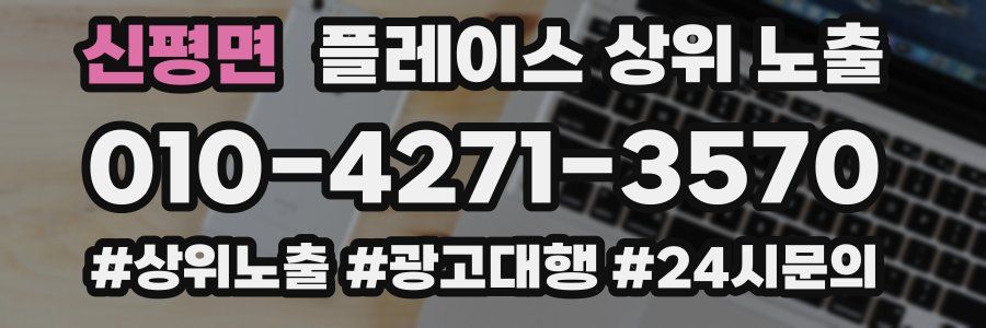 신평면 플레이스 상위 노출