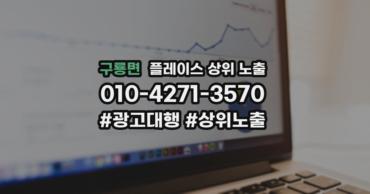 구룡면 플레이스 상위 노출