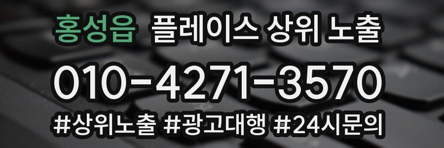 홍성읍 플레이스 상위 노출