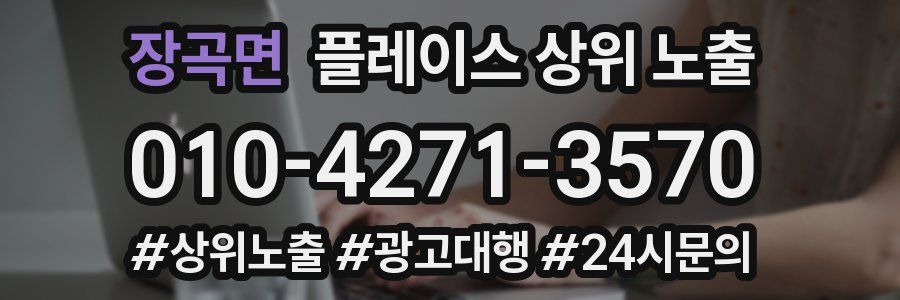 장곡면 플레이스 상위 노출