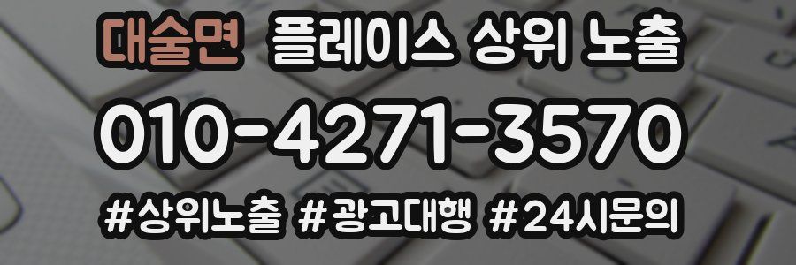 대술면 플레이스 상위 노출
