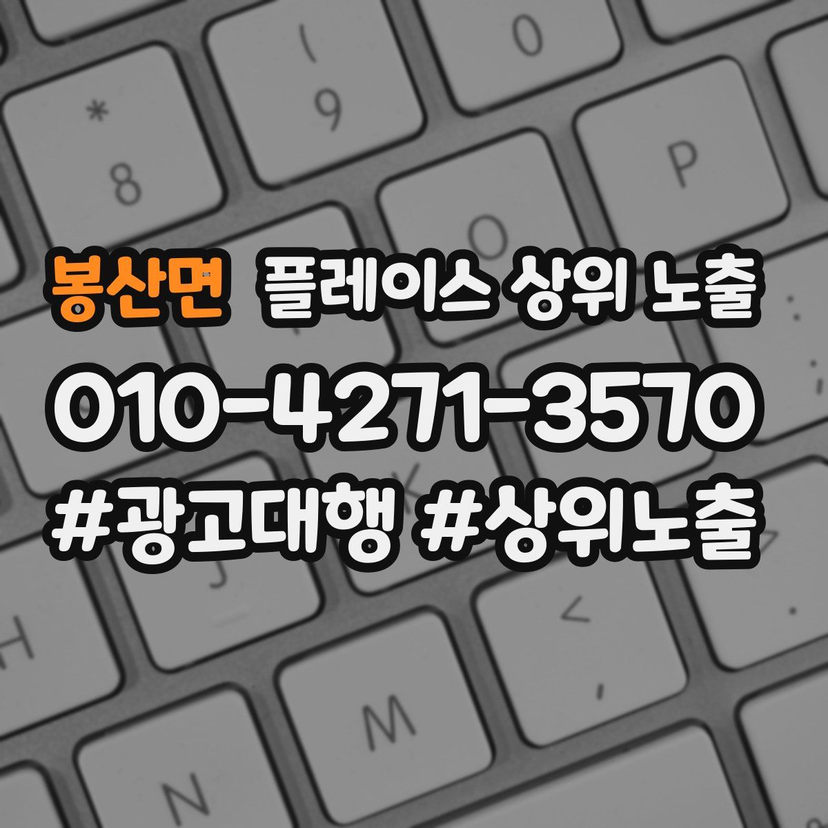 봉산면 플레이스 상위 노출