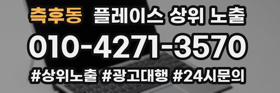 측후동 플레이스 상위 노출