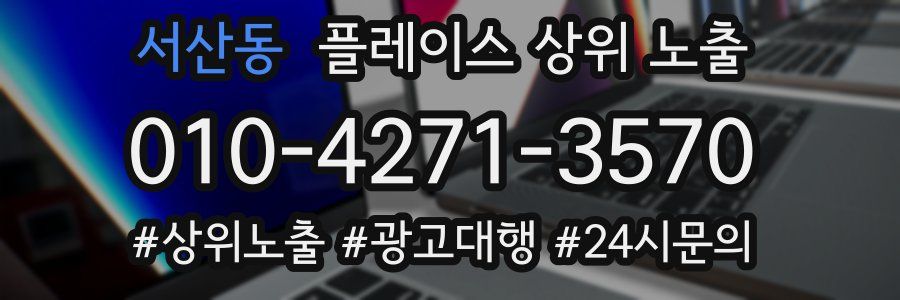 서산동 플레이스 상위 노출