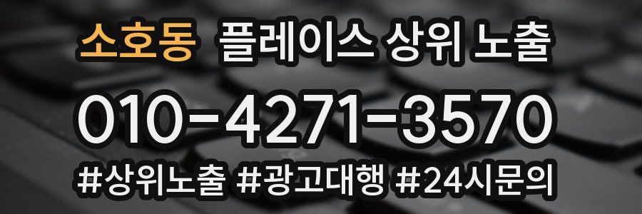 소호동 플레이스 상위 노출