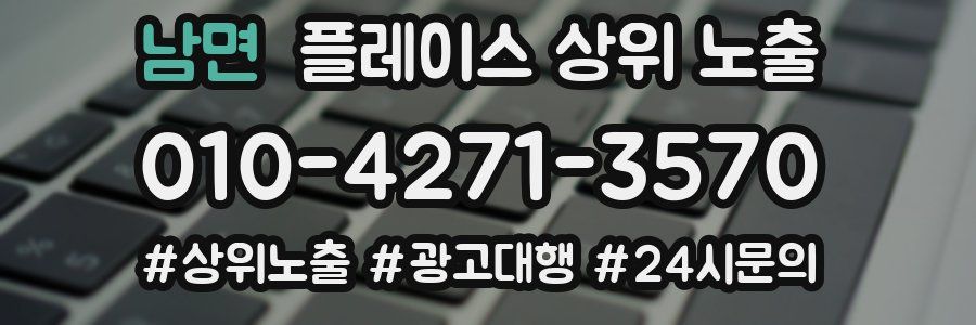 남면 플레이스 상위 노출