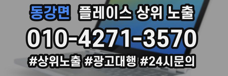 동강면 플레이스 상위 노출