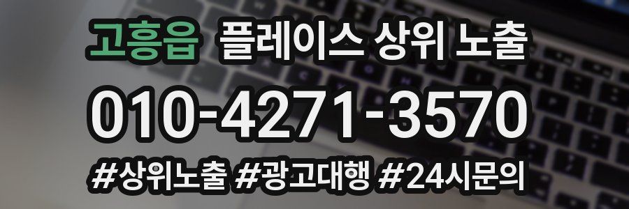 고흥읍 플레이스 상위 노출